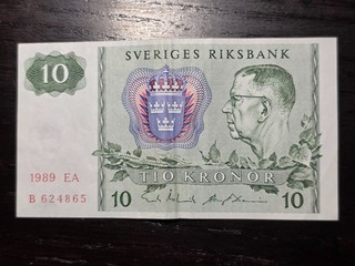 Sweden 10 Kronor 1989 P 52