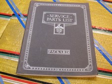 Packard 1932 Light 8 Eight 900 Parts Manual Book