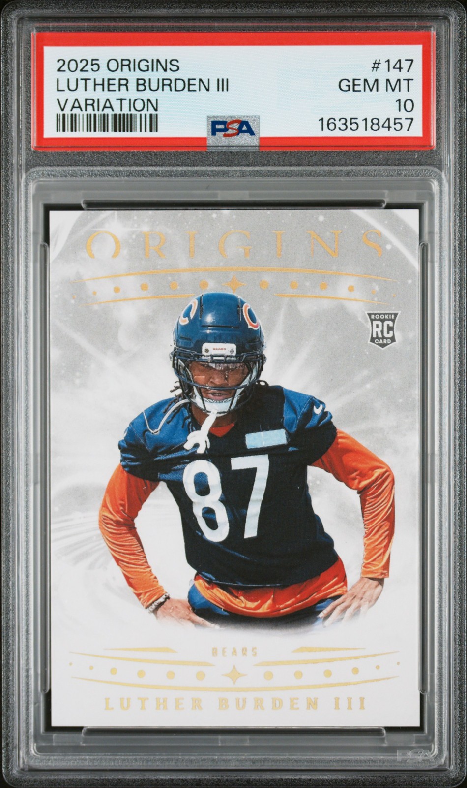 Luther Burden Panini Origins #147 Variation