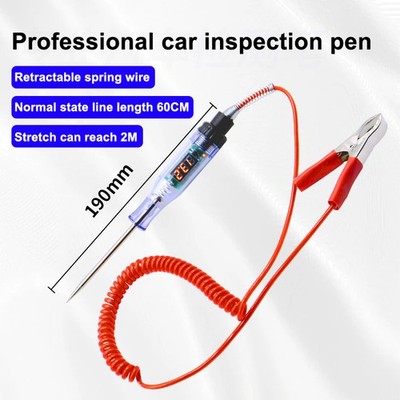 Car Tester Pen Voltage Circuit Test DC Digital Display Electric Pen Probe Pen