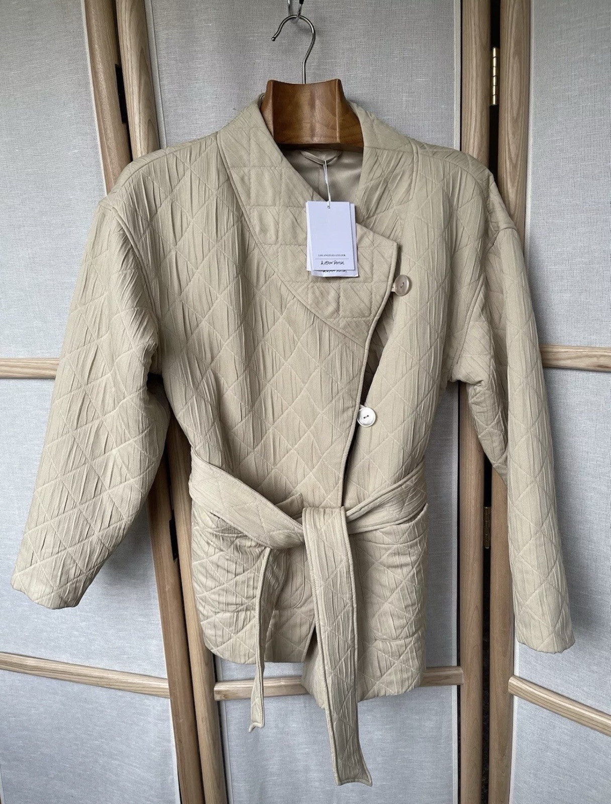 ALTRA & Other Stories cappotto giacca trapuntato collo avvolgente EUR 36 NUOVO