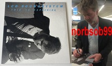 JAMES MURPHY SIGNED LCD SOUNDSYSTEM THIS IS HAPPENING VINYL w/PROOF BECKETT COA