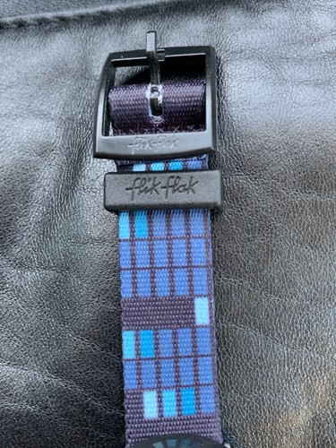 Flik Flak by Swatch Quartz Watch, Blue And Black - Picture 4 of 4