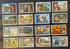CHRISTMAS ISLAND 1977 Famous Visitors set to $2 MNH
