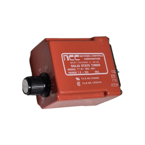 NEW NCC T1K-00180-461 Solid State Timer Open Box Old Stock 1.8 - 180 Seconds