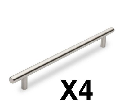 X4 M4TEC T-Stange Nickel gebürstet Schrankgriff 632cc x 32mm mit Schrauben
