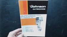 Johnson 20 25 HP Outboard Owner's Operator's Manual P/N 900898 1976 Marine Boat