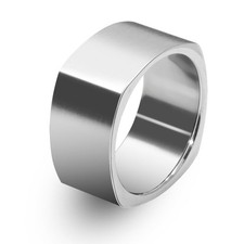 zeitloser Edelstahl Ring