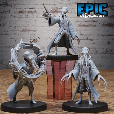 Octo Wizard - Beastly Champions Set | Animal Folk Zauberer Miniatur | 28mm Scale