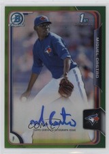 2015 Bowman Chrome Prospects Green Refractor /99 Miguel Castro #BCAP-MC Auto 2t7