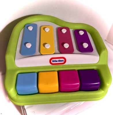 Little Tikes Piano Xylophone Green Used Toddler Toy Music Play | eBay
