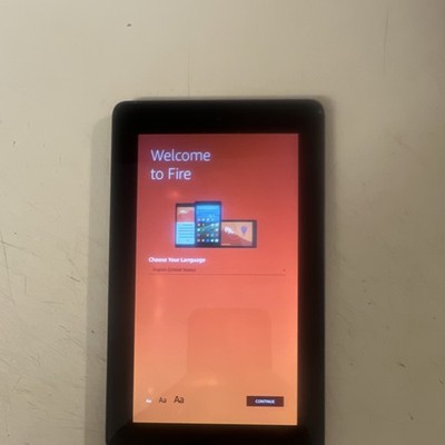 Amazon Fire Tablet Bundle with Black Synthetic Leather Case