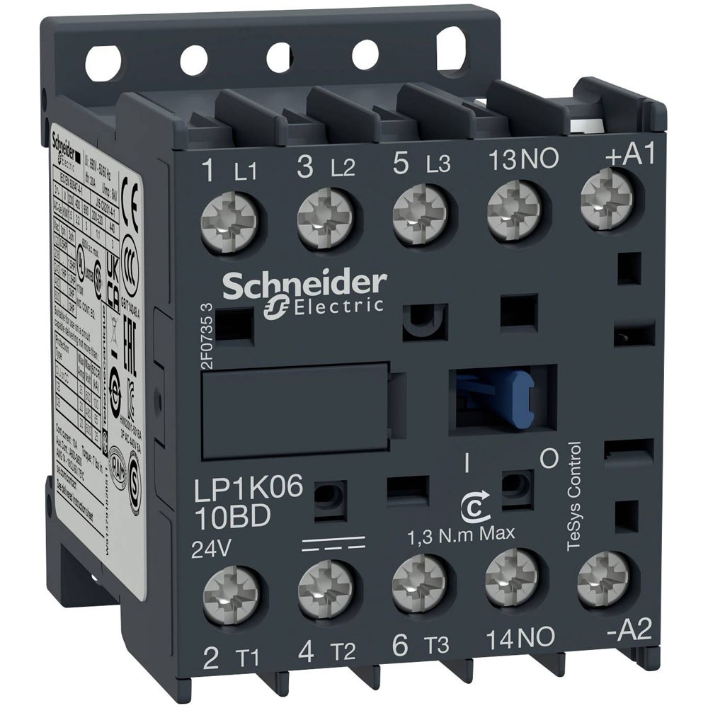 Schneider Electric TeSys Contactor 110V Ac coil 9A 3-Pole