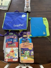 LeapFrog LeapPad Learning System 8 Books & Ca...