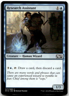 Research Assistant 77 Common Magic 2015 (M15) Magic: The Gathering Near Mint