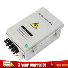 4 String Solar Combiner Box PV Combiner Circuit Breaker 63A For Solar Panel Kit