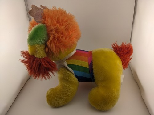 Rainbow Brite Plush Dog Puppy Brite 1983 Vintage Retro Soft Toy Plush 80's - Picture 3 of 12