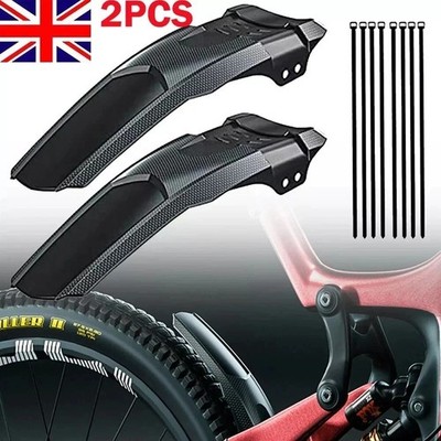 2x Fahrrad MTB Schutzblech Mud Guard Mountainbike Fahrrad Fender vorne hinten Reifen