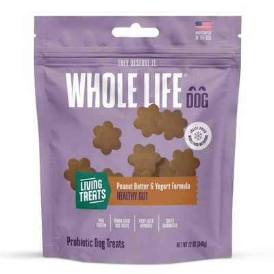 Whole Life Dog Living Treats for Dogs   Human Grade Probiotics for Digestive ...
