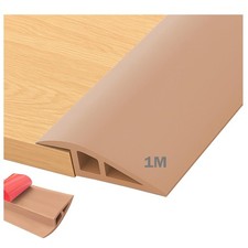 Übergangsprofil Selbstklebend 1M x 5CM PVC Türschwellen Leiste Braun