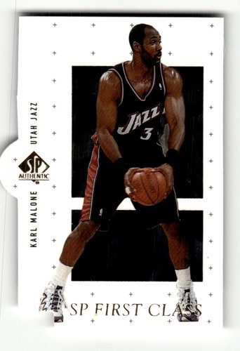 Karl Malone #FC28 1998 SP Authentic First Class card