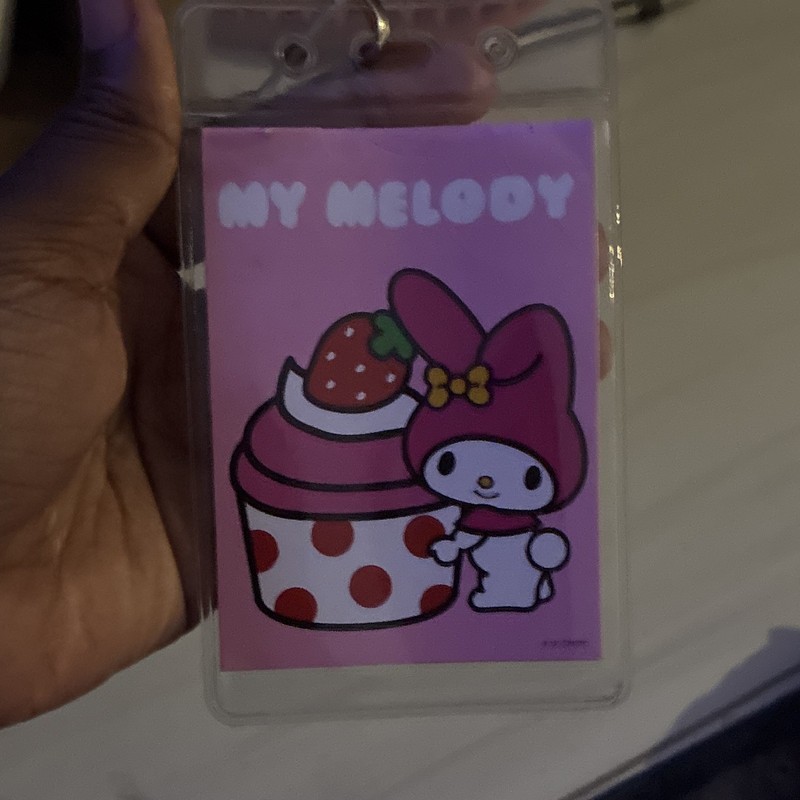 Sanrio My Melody Pink ID Badge Holder & Lanyard Set, Plastic, One Size
