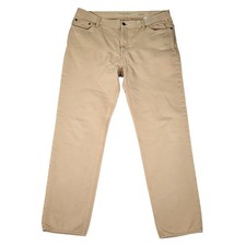 Banana Republic Pants Mens 38x34 Fits 38x32 Traveler Slim Fit Beige Stretch