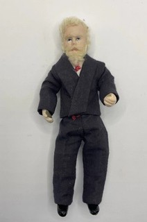 Puppenstube älterer Mann 13 cm (VET/39)