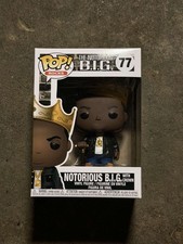 Funko Pop! Rocks The Notorious B.I.G #77 With Crown With Pop Protector