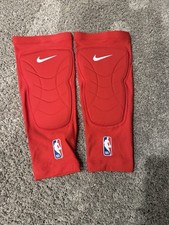 Nike NBA Issued Red Shin Sleeve Pads Set of 2- L/XL CT3877 Color 610