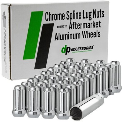 Chrome Lug Nuts for 2005-2009 Hummer H2 SUT with Aftermarket Wheels