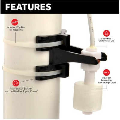 Automatic Float Switch for Hydroponics, Aquariums