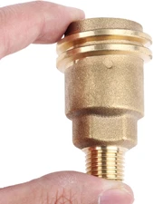 Male 5042 QCC1 Nut Propane Gas Fitting Hose Adapter 1/4" Pipe Thread Propane Qui