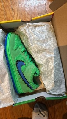 Nike Sb Green Bear Grateful Dead Size 9.5 Brand New Box Slightly Damaged
