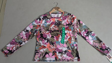 Roxy UPF 50 swim shirt floral NWT XL