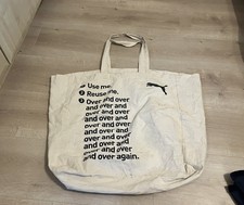 PUMA TOTEBAG RIUTILIZZABILE 932996-01 bianco sporco