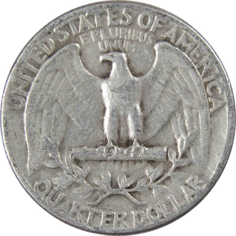 1948 Washington Quarter VF Very Fine 90% Silver 25c US Coin Collectible - Image 2 of 2