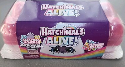 Hatchimals Alive! Egg Carton 5 Eggs 10 Accessories New (T-1)
