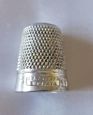 Thimble ~ By STRATNOID ~ c1920-40s ~ Duralumin (Aluminium Alloy) Metal ~ Size 2