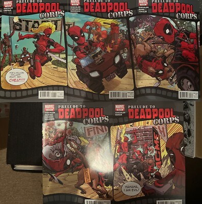 Prelude To Deadpool Corps Complete Run #1-5 Dogpool Babypool High Grade Marvel