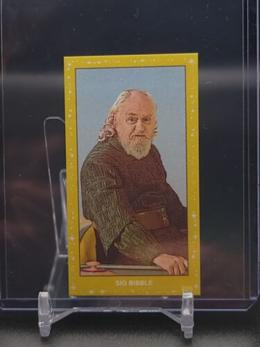 2022 Topps T206 Star Wars Wave 3 Yellow Starfield Parallel Card Sio Bibble SSP - Picture 1 of 2