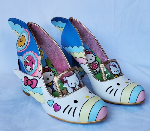 Irregular ChoicexHello Kitty and Friends Women It's Time to Have Fun Heels SZ 37 - Picture 1 of 18
