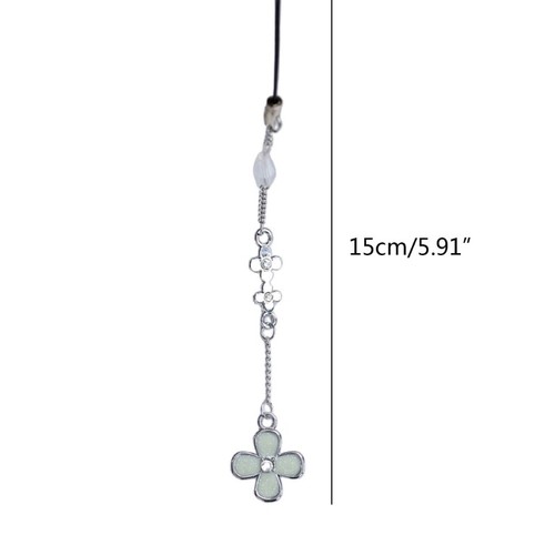 Cartoon Anime Flower Charm Pendant Chain Hanging Decoration for Keys Bag Purse - 第 8/8 張圖片