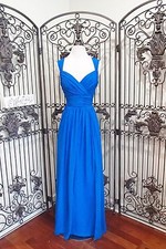 L224 AFTER SIX 6712 CERULEAN SZ 8 264 FORMAL BRIDESMAID PARTY GOWN DRESS