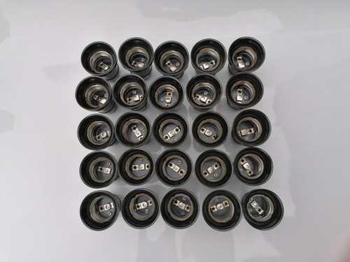 Bakelit Fassung Lampenfassung E27 Bauhaus für Art Deco Lampen alt Vintage - Bild 11 von 18