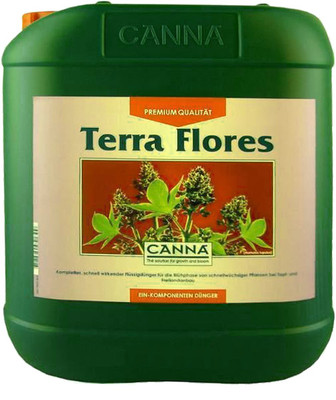 CANNA Terra Flores (NPK 2-2-4) 5 L Blütedünger für den Anbau auf Erde