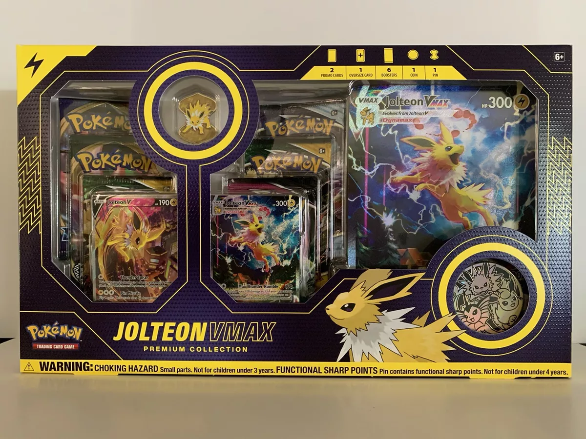 Pokémon Trading Card Games: Jolteon VMAX Premium Collection Box