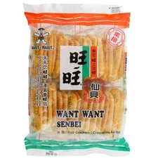 3 Packs Want Want Senbei Rice Cracker Healthy Crunchy Flavor Snack 92g ea NEW