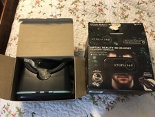 Virtual Reality Utopia 360 VR Headset - Black, Andriod  iPhone Controller