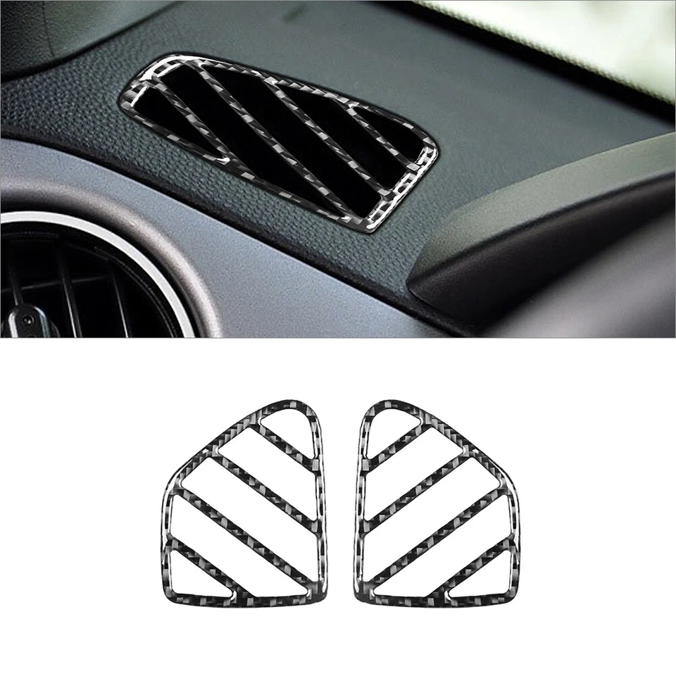 34Pcs For Mazda MX-5 Miata 2009-2015 Carbon Fiber Full Interior Kit Cover Trim - Image 3 of 4